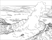 Waterfalls coloring pages free coloring pages
