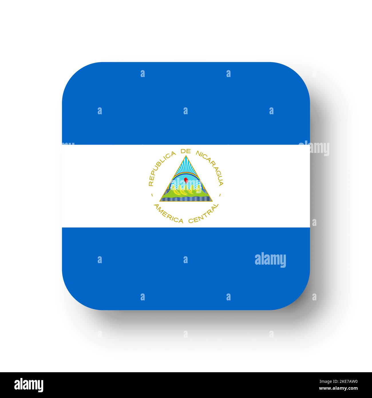 Nicaraguan flag stock vector images
