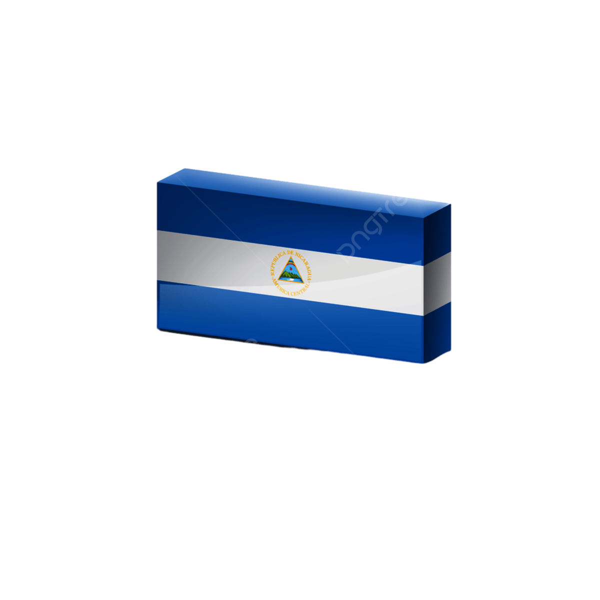 Nicaragua flag vector design images nicaragua national flag illustration symbol symbolic flag graphic png image for free download
