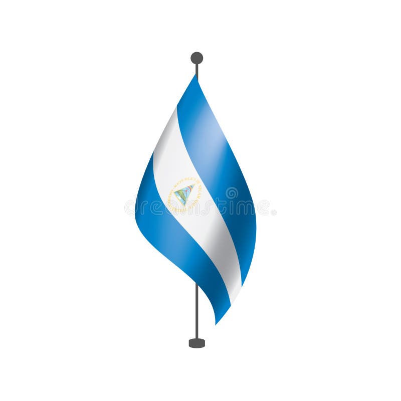 Nicaragua flag ribbon stock illustrations â nicaragua flag ribbon stock illustrations vectors clipart