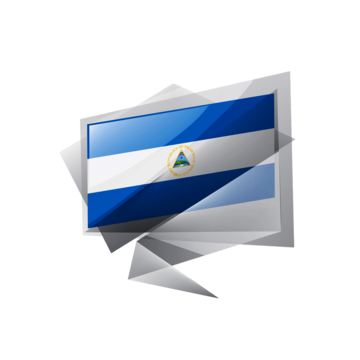 Nicaragua flag vector art png nicaragua national flag illustration symbol icon republic silk png image for free download