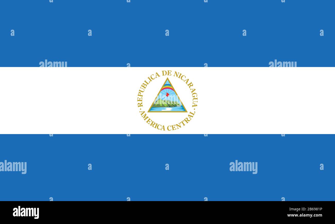 Flag of nicaragua hi