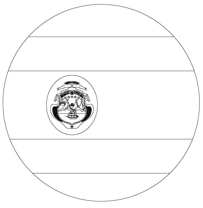 Costa rica coloring pages