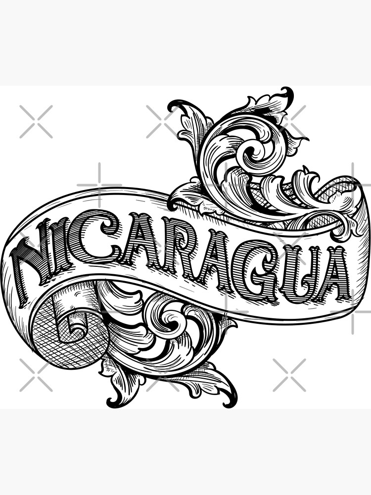 Nicaragua asi somos nicaragua asi somos latinos art print for sale by cast