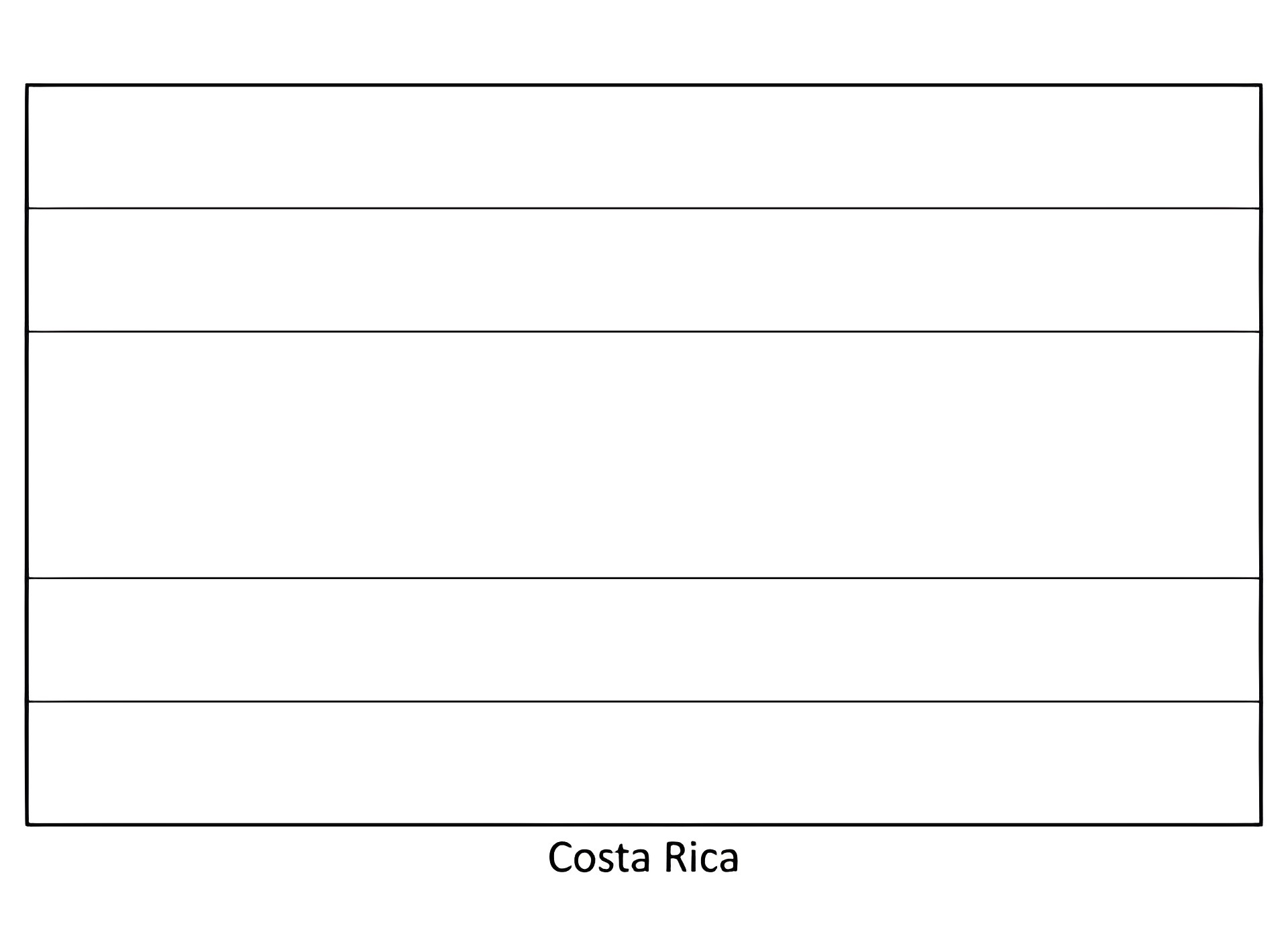Costa rica coloring pages