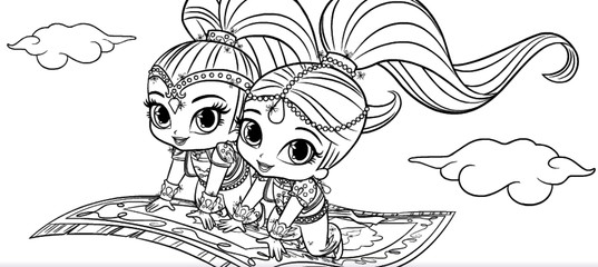 Nick jr coloring book game