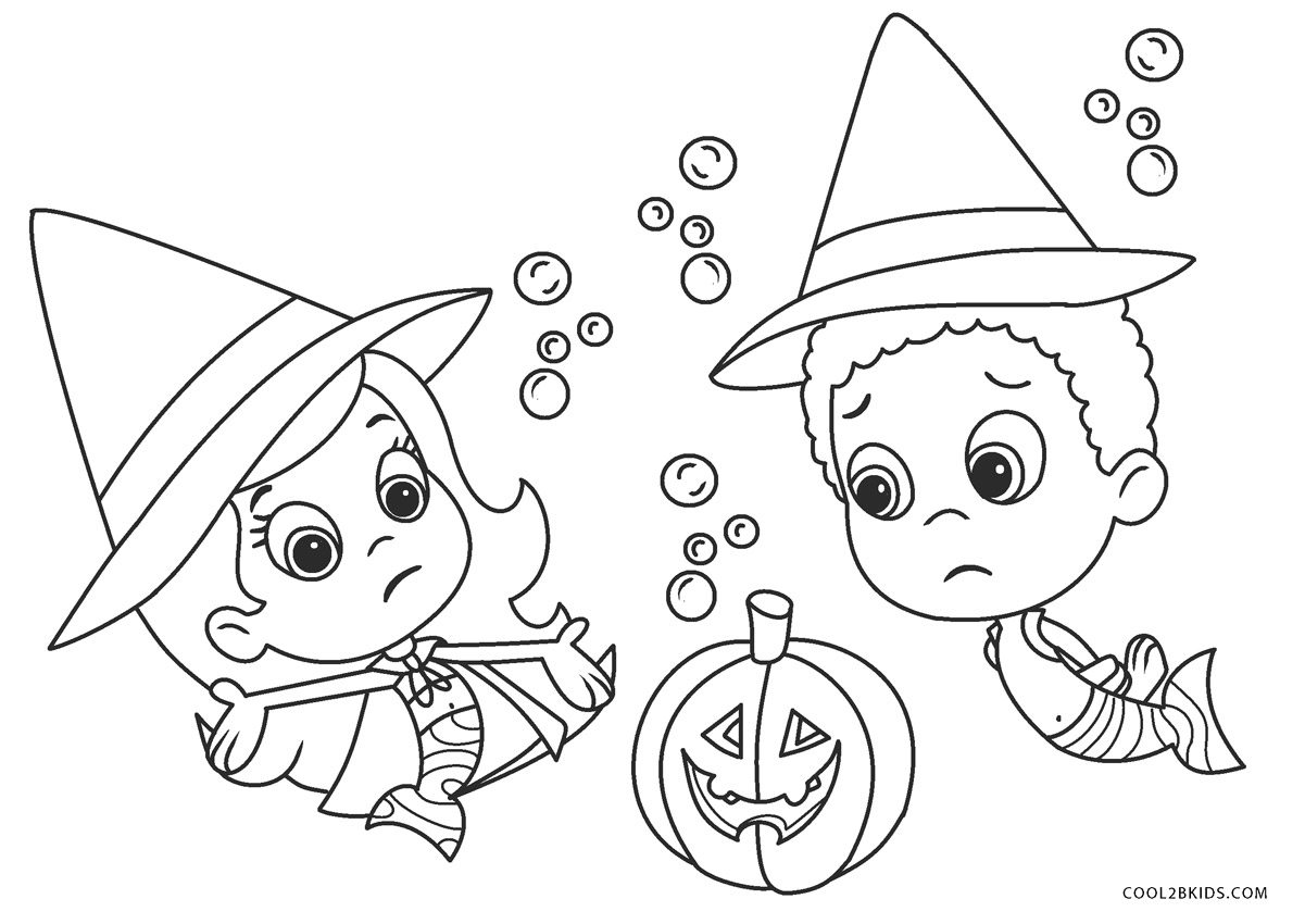 Free printable bubble guppies coloring pages for kids
