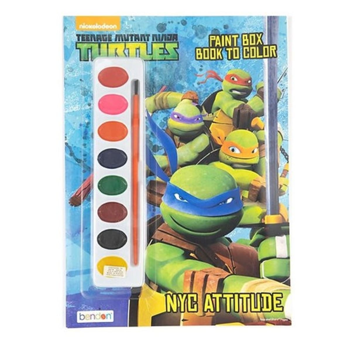 Nickelodeon teenage mutant ninja turtles paint box