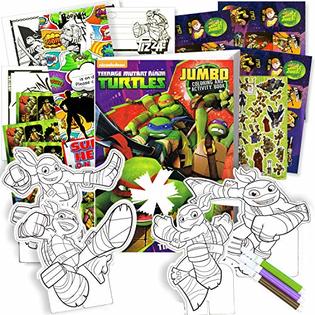Tmnt teenage mutant ninja turtles coloring activity book set with stickers play pack door hanger and more