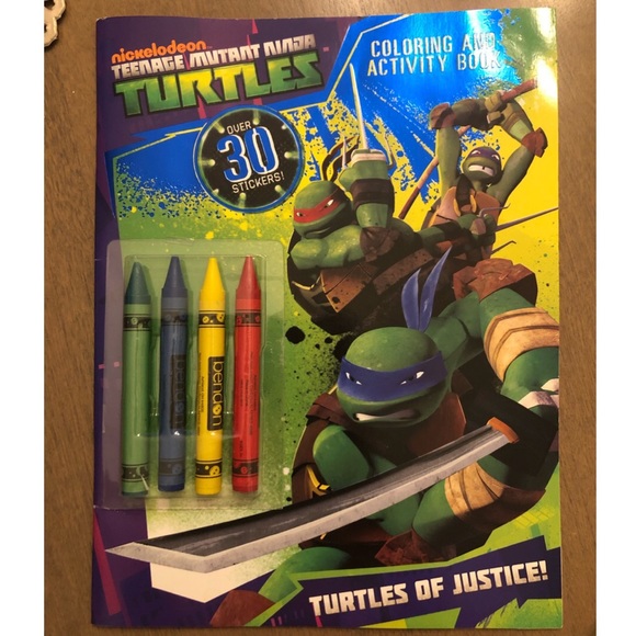 Nickelodeon other new nickelodeon teenage mutant ninja turtles coloring activity book