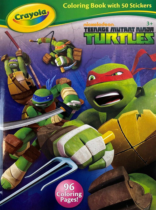 Teenage mutant ninja turtles rd coloring and activity book coloring books at retro reprints