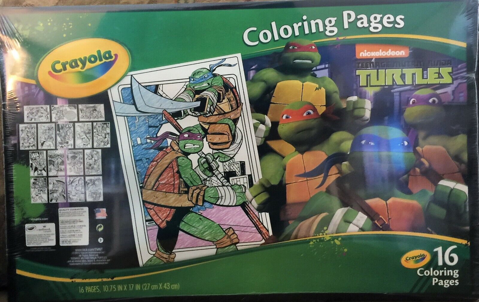 Crayola coloring pages teenage mutant ninja turtles brand new
