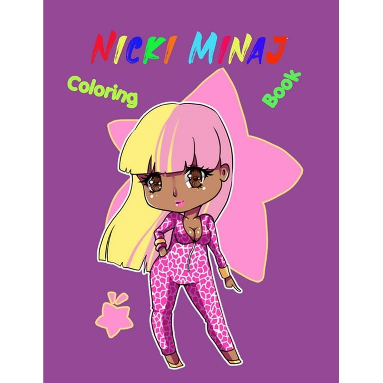 Nicki minaj coloring book coloring pages an amazing coloring book with lots of illustrations nicki minaj paperback