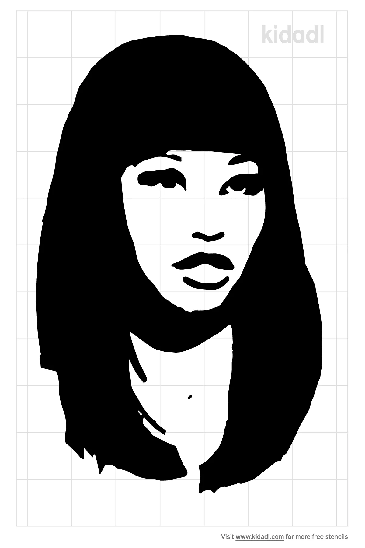 Free nicki minaj stencil stencil printables