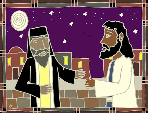 Jesus and nicodemus coloring page â stushie art