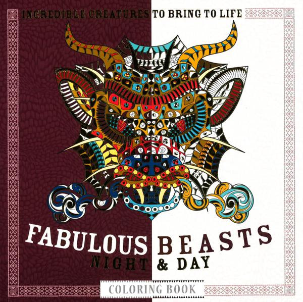 Night day coloring fabulous beasts night day