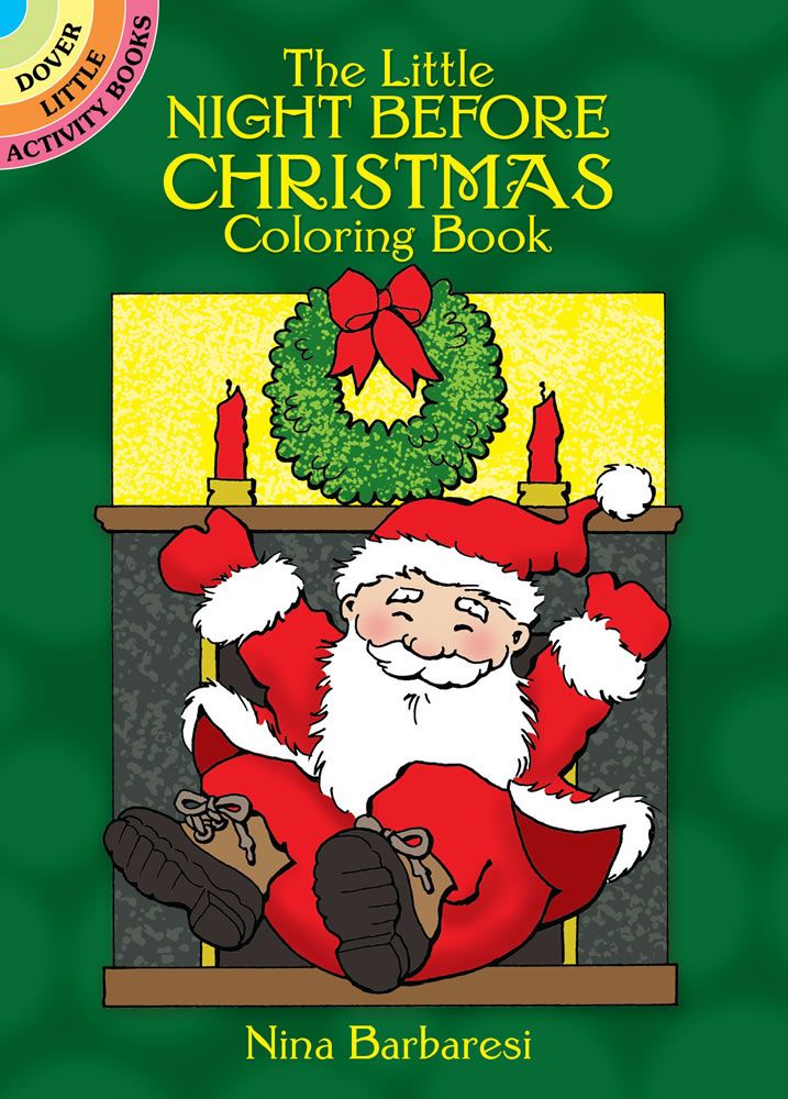 The little night before christmas coloring book