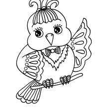 Nightingale coloring pages
