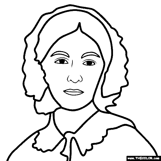 Faous historical figure coloring pages