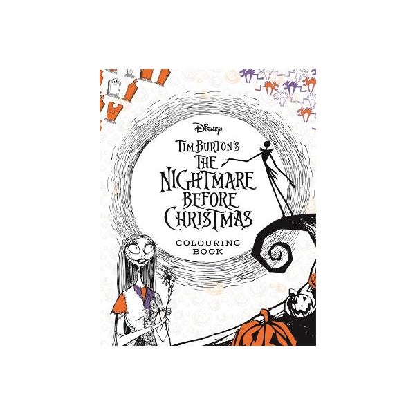 Disney tim burtons the nightmare before christmas louring book by walt disney paper plus