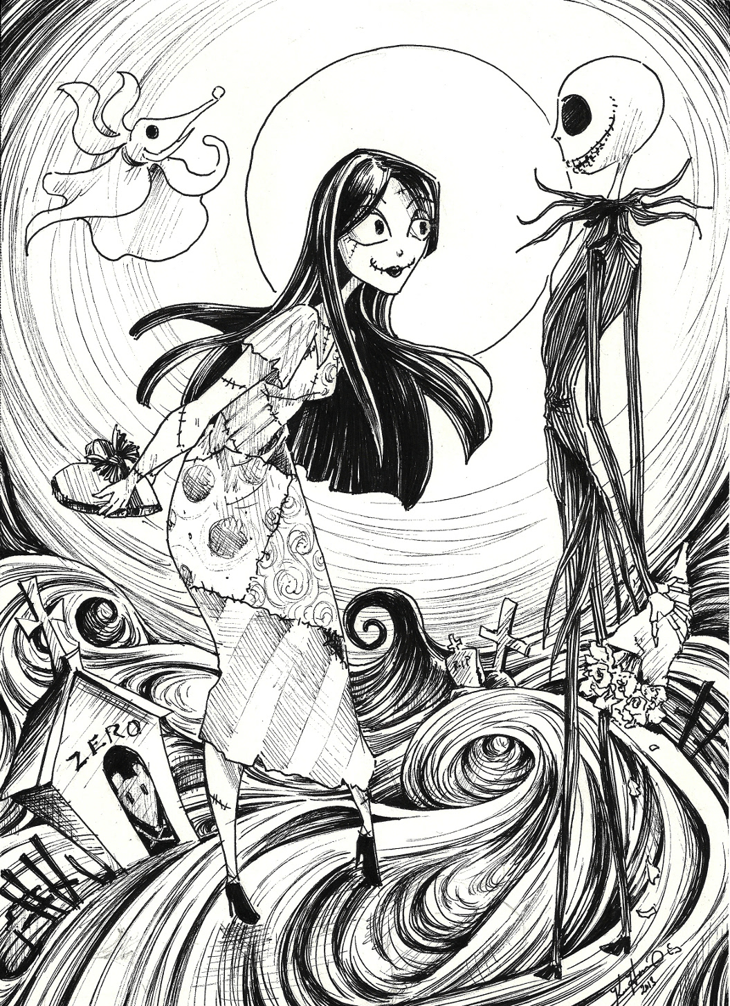 Our first valentine nightmare before christmas