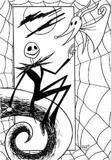 Drumfish productions sketch a day jack skellington