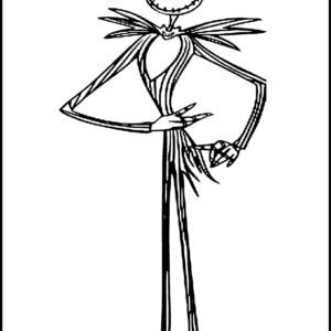 Nightmare before christmas coloring pages printable for free download