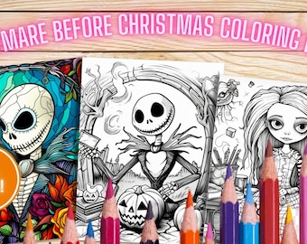 Nightmare before christmas the coloring book