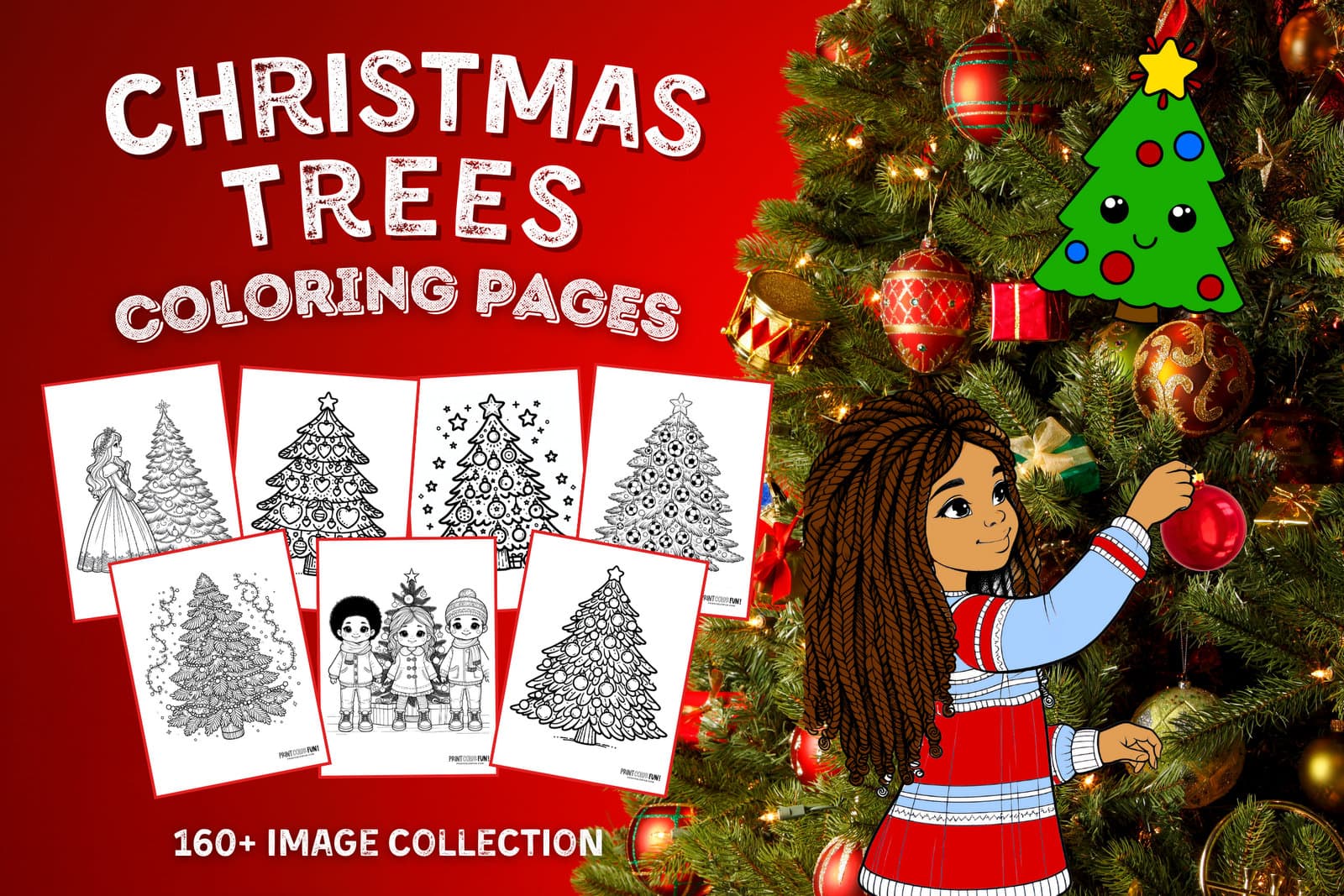 Christmas tree coloring pages clipart the ultimate free printable collection at