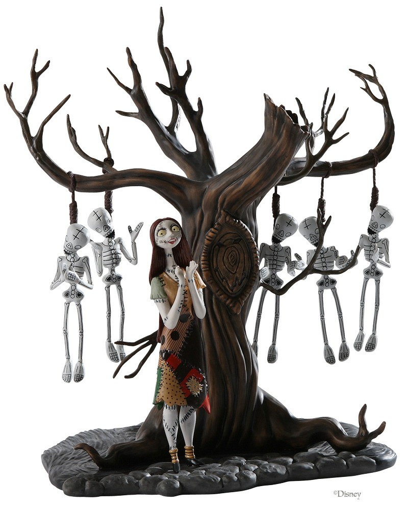Wdcc the nightmare before christmas sally with skeleton tree