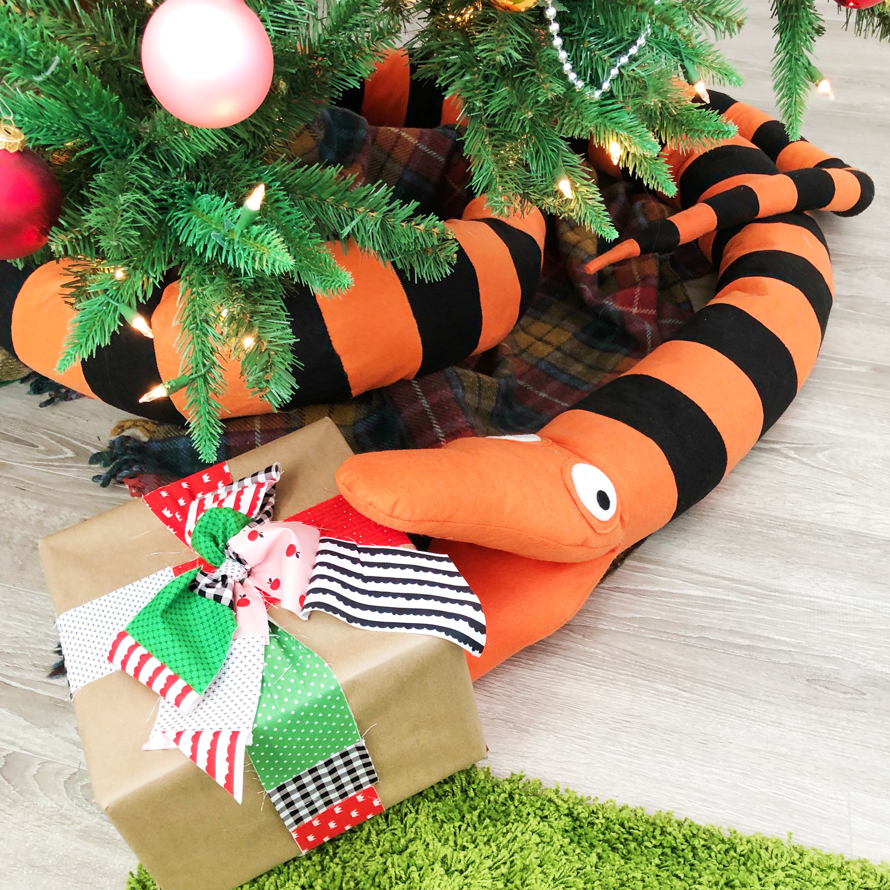 Christmas in july week the nightmare before christmas gift eating snake