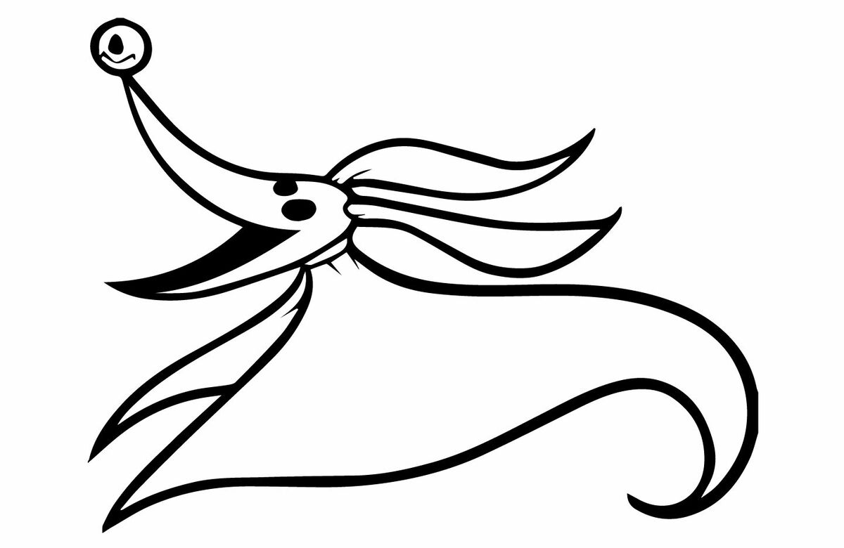 Nightmare before christmas zero r wall del holiday decor sticker