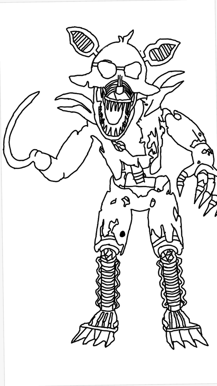 I drew grim foxy