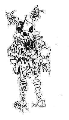 Fnaf pencil sketch art prints per print