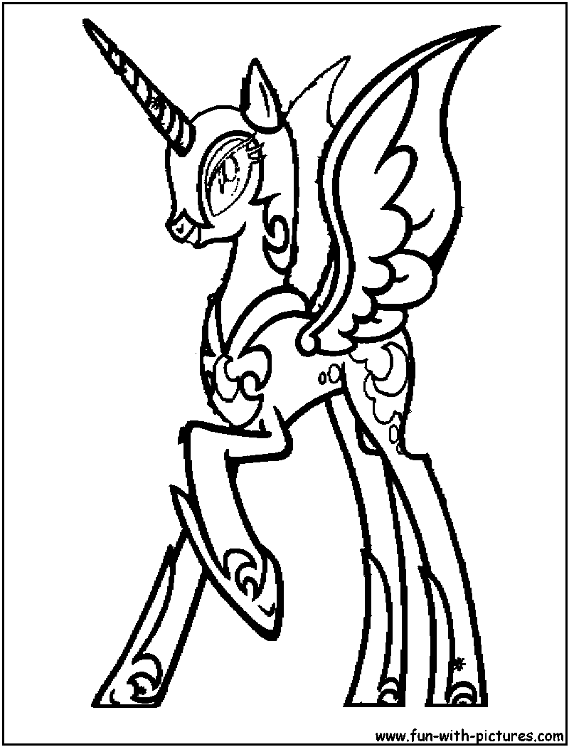Nightmaremoon coloring page