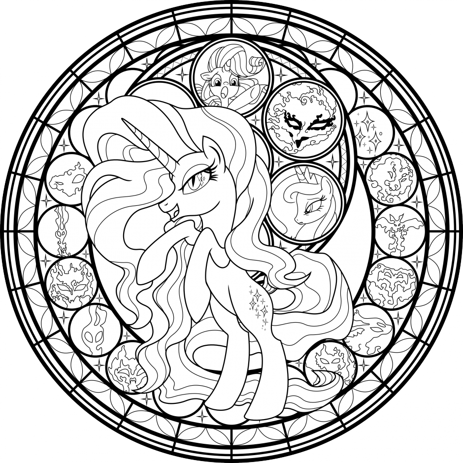 My little poney colouring sheets