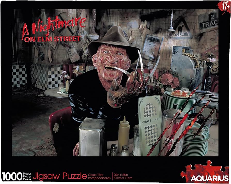 Aquarius a nightmare on elm street puzzle piece jigsaw puzzle