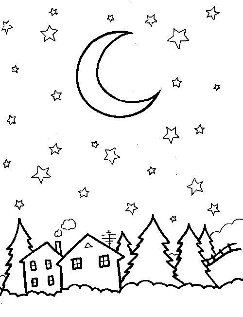 Download or print this amazing coloring page night sky coloring pictures owl coloring pages nighâ coloring pages owl coloring pages coloring pages for kids