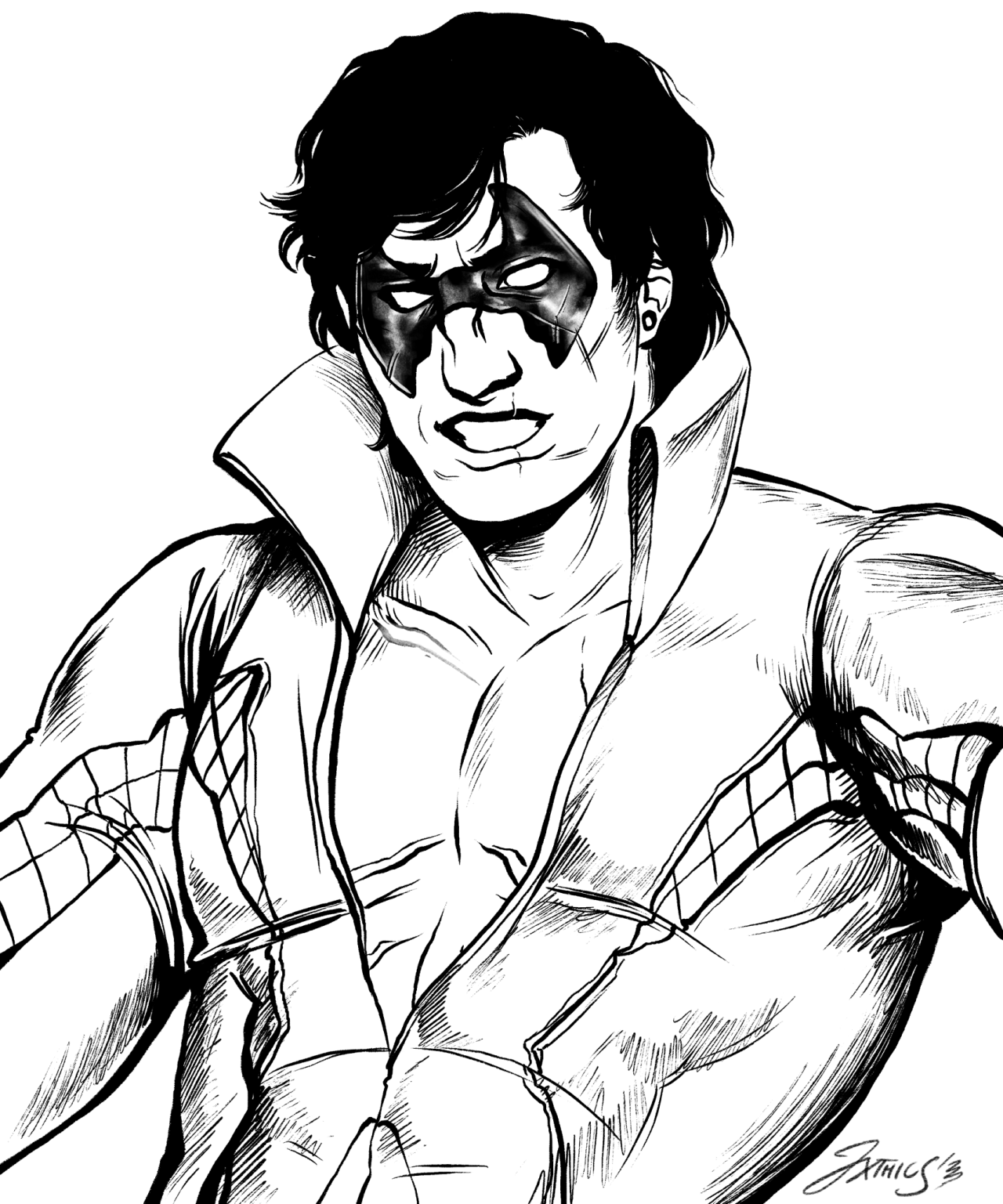 Who died and made you nightwing â heartbreaking i liked the lineart better id