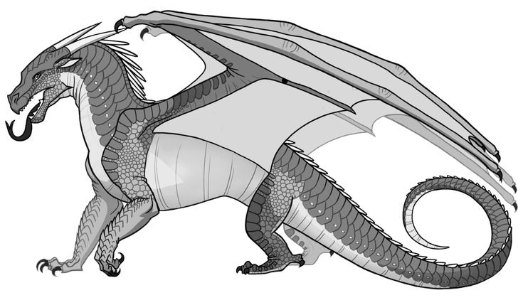 Fu nightwing icewing hybrid psd by kagatsuo on deviantart wings of fire wings of fire dragons dragon coloring page