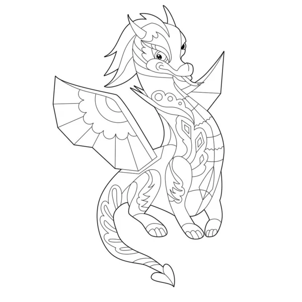 Dragon coloring pages stock photos royalty free dragon coloring pages images