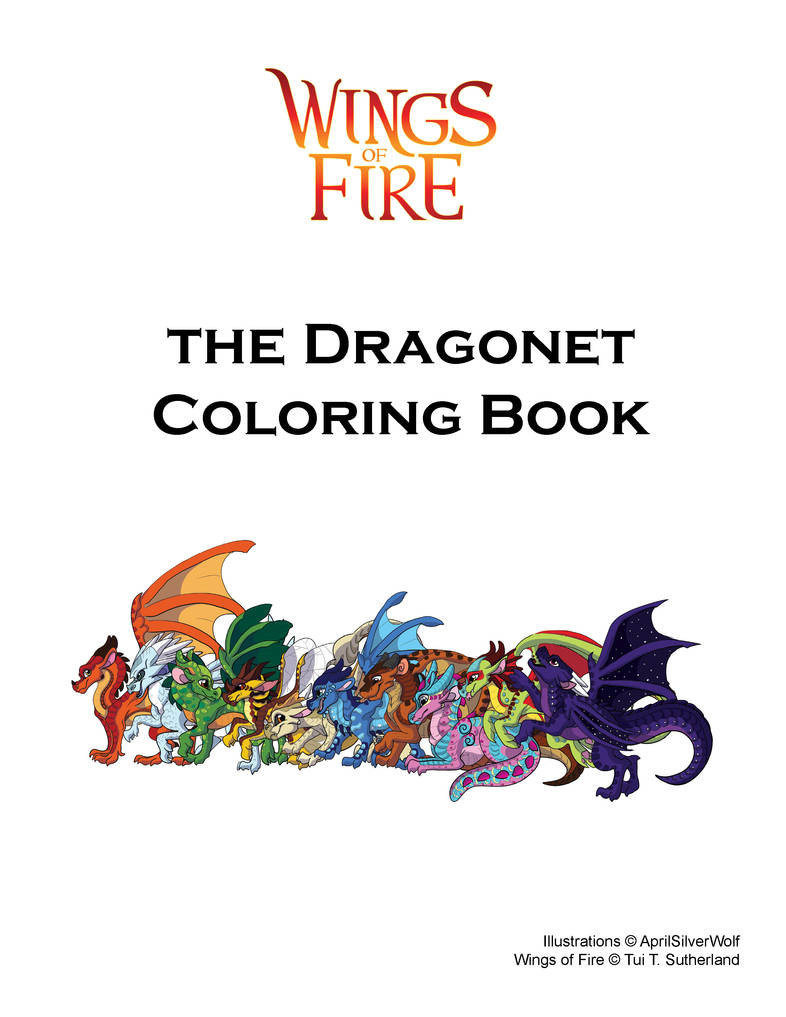 Free wings of fire dragonet coloring book by aprilsilverwolf on