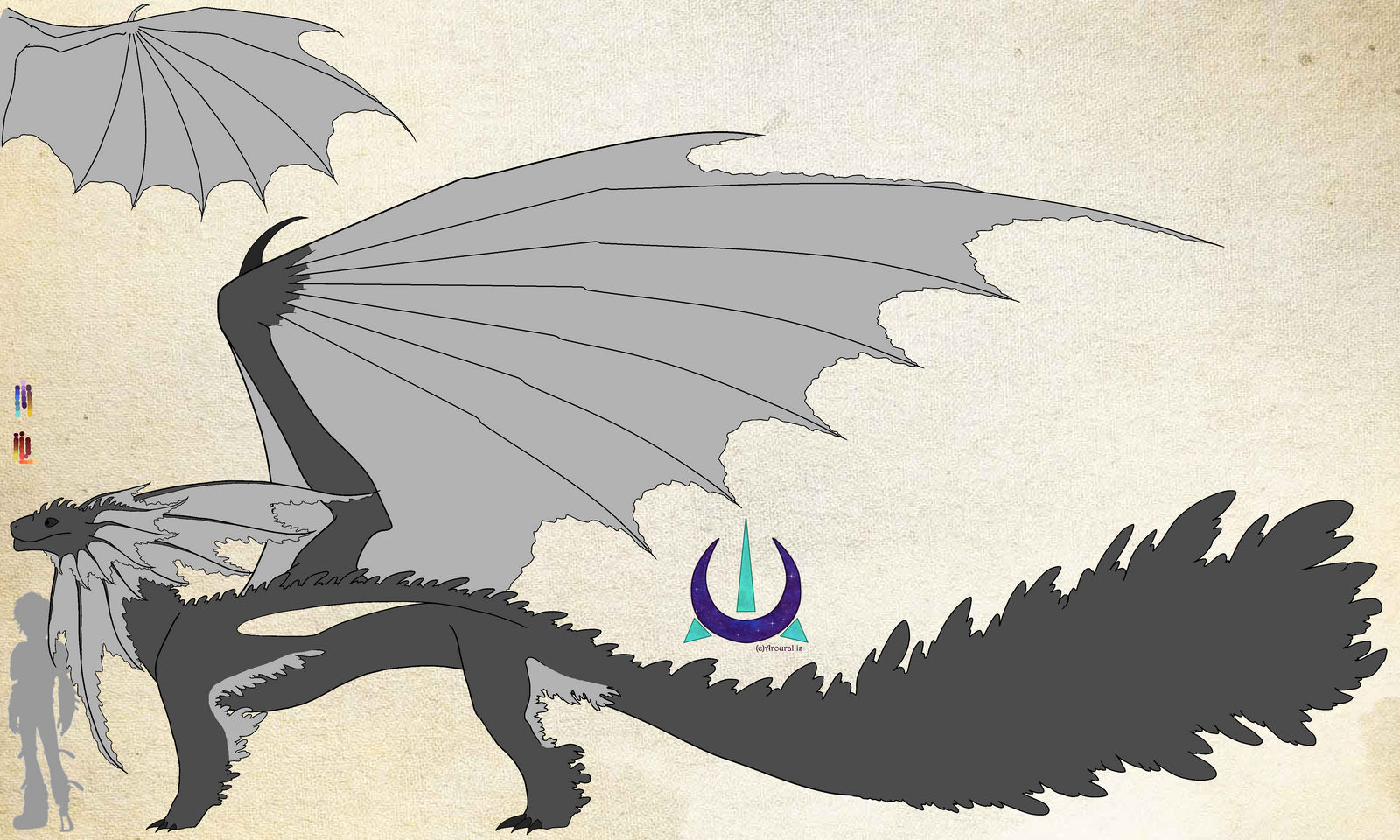 Featherfall coloring sheet by arourallis on