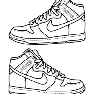 Nike coloring pages printable for free download