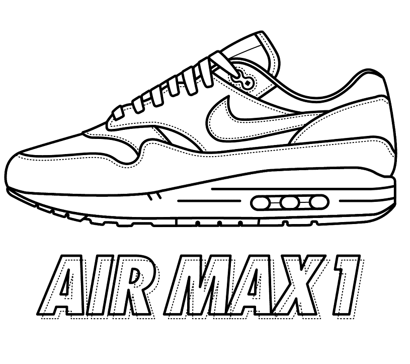 Nike coloring pages