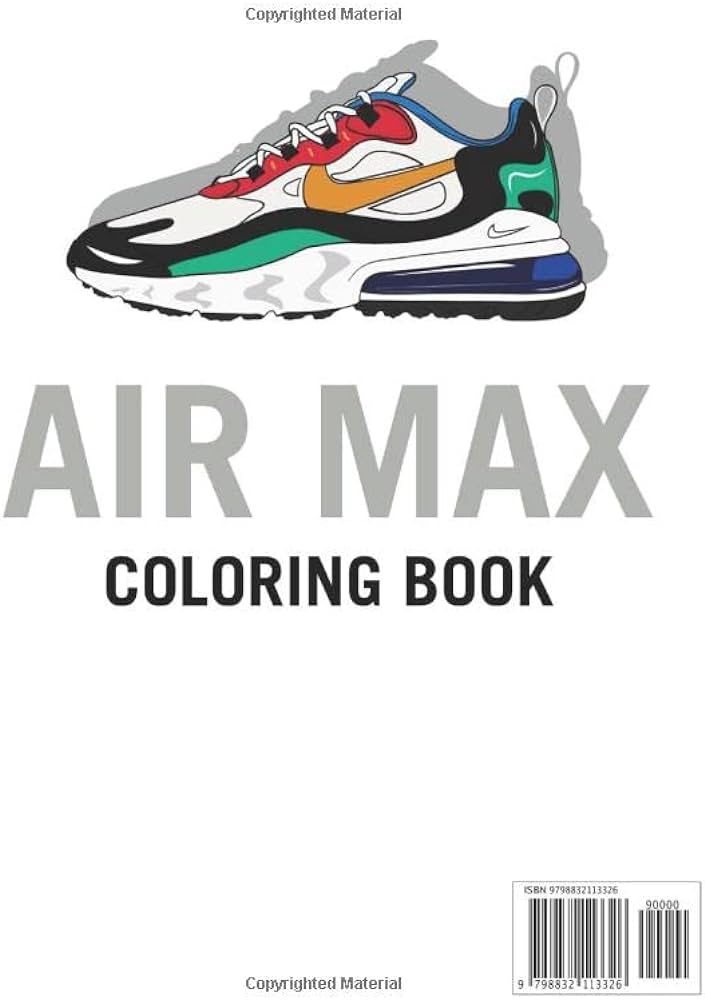 Air max loring book models books park books
