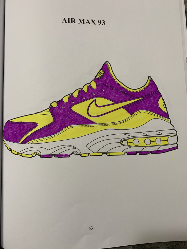 Air maximum coloring book â