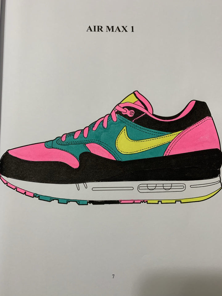 Air maximum coloring book â