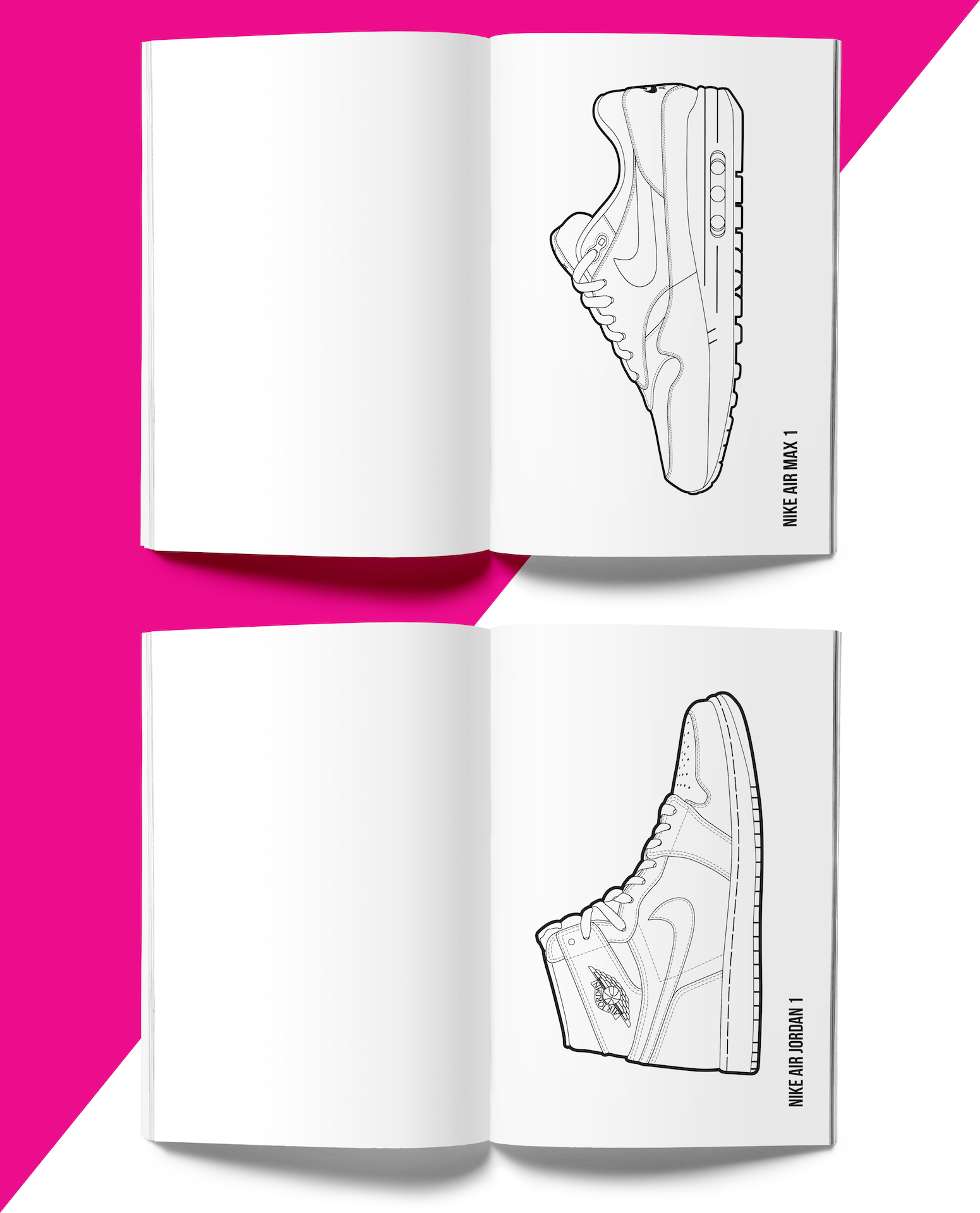 The first ever sneaker coloring book