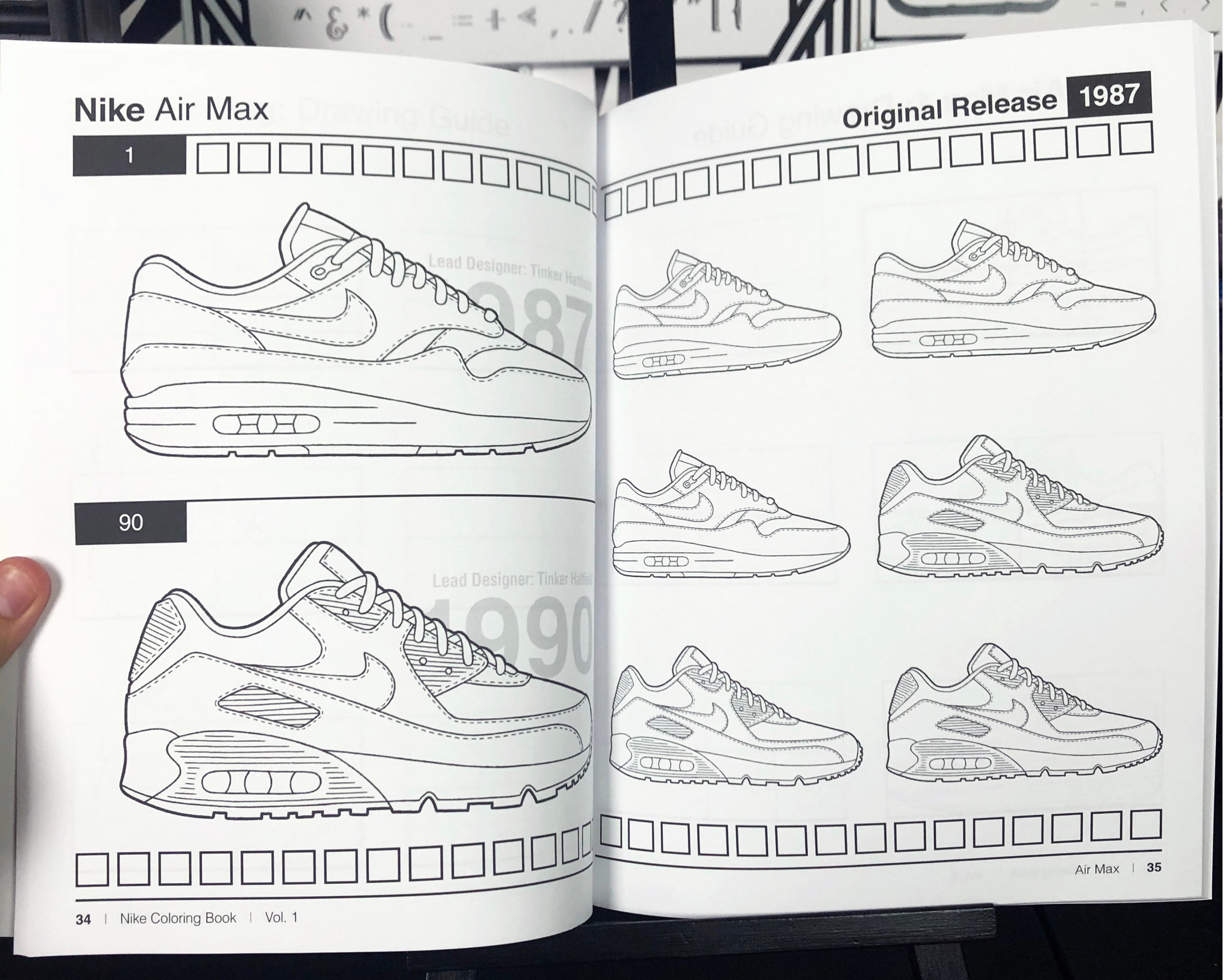 Nike coloring book vol â created by kicksart